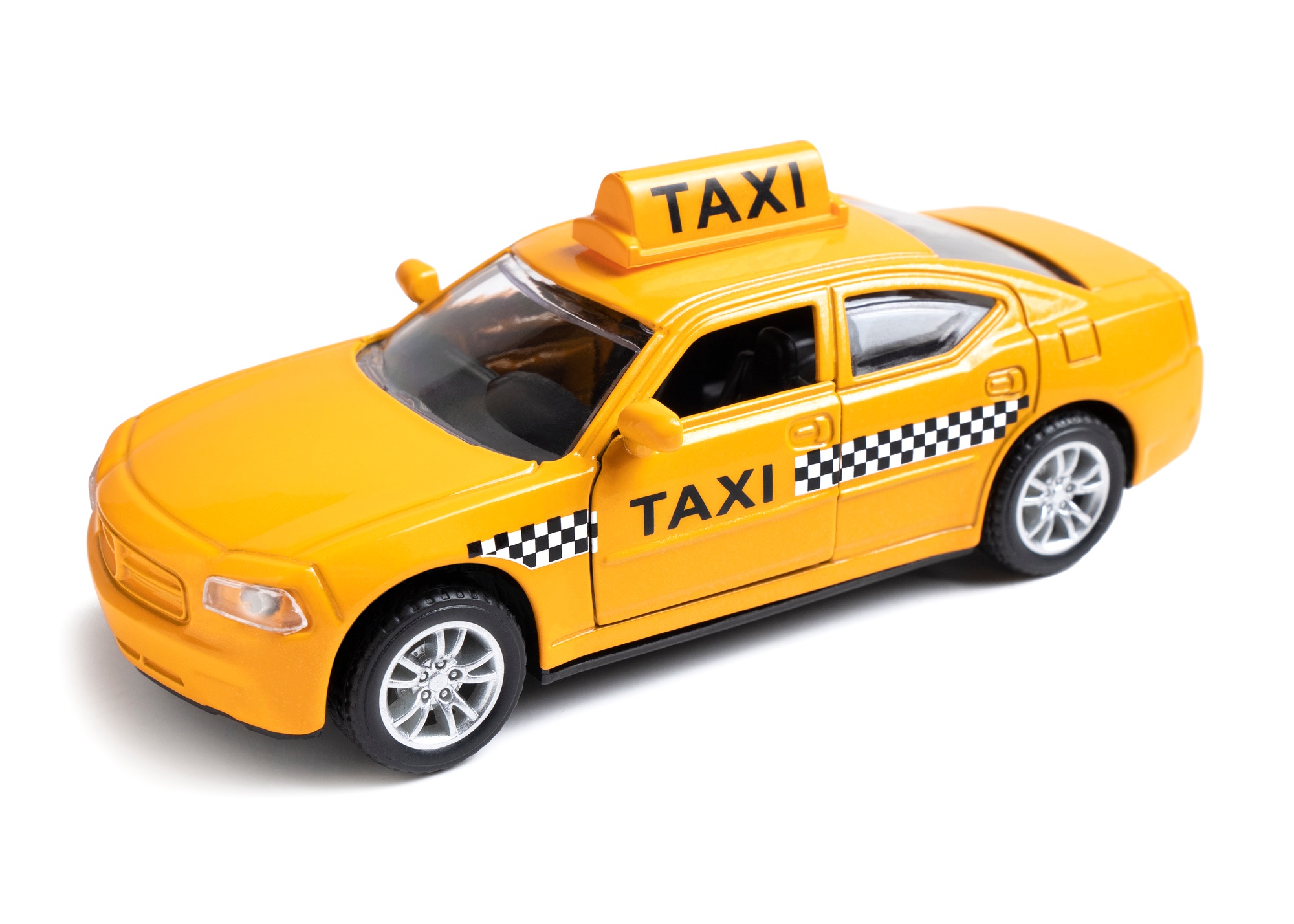 Yellow taxi car